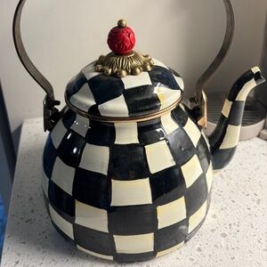 MacKenzie-Childs Courtly Check Tea Kettle